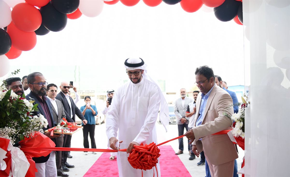Official ribbon-cutting inauguration of our UAE home appliance service centre